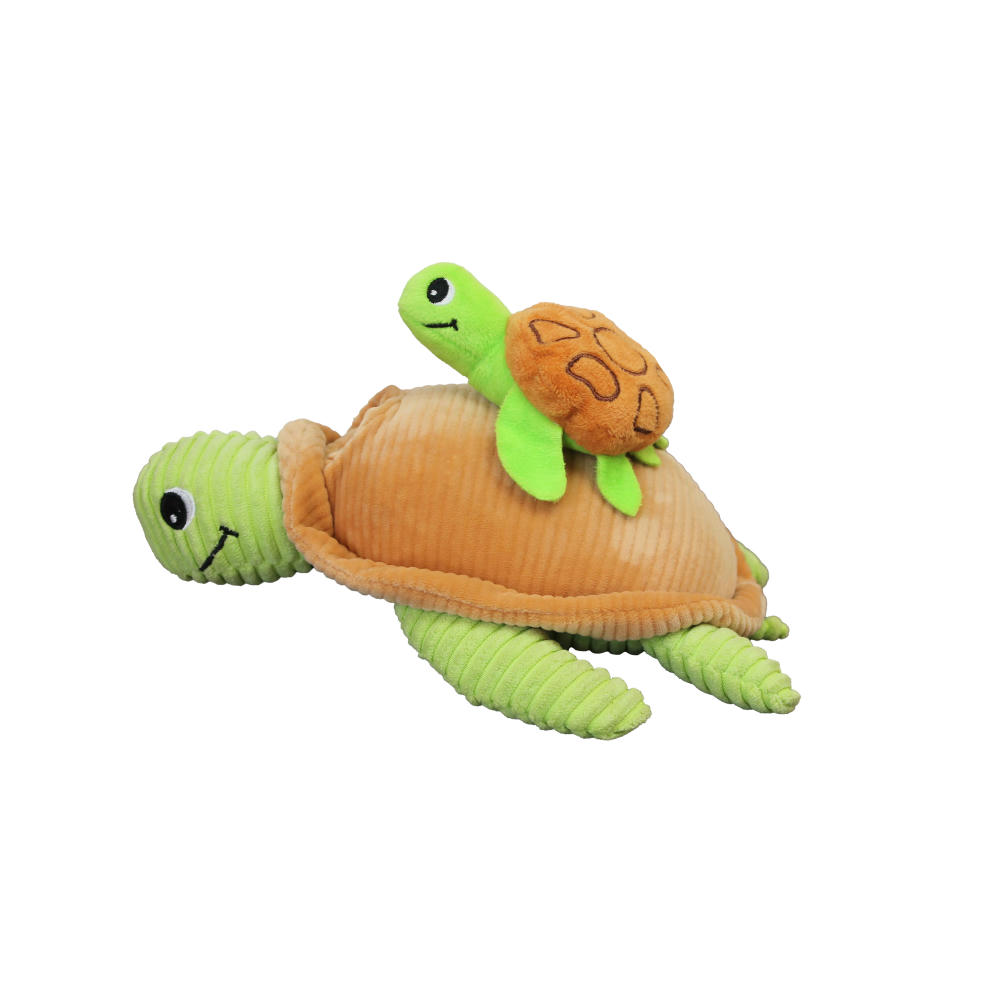 Product image CORD / rPET PLÜSCH SCHILDKRÖTEN MAMA MIT BABY Werbeartikel