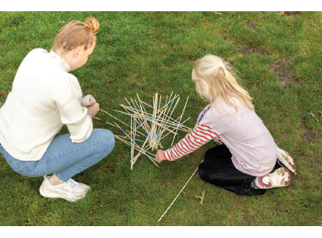 Giant Mikado-Set aus Bambus Werbeartikel