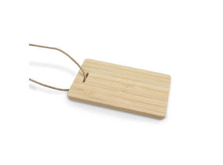 Eco Luggage Tag Bamboo Werbeartikel