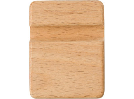 Telefonhalter aus Gummibaumholz Nyla Werbeartikel