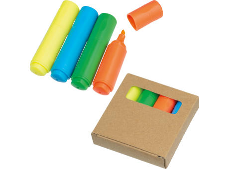 Mini Textmarkerset  Werbeartikel