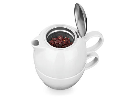 COLE. Teeset aus Porzellan 2 in 1 Werbeartikel