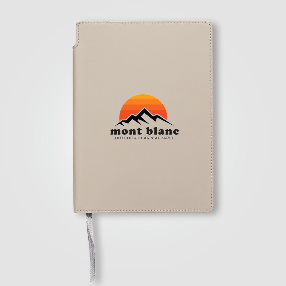 Product image Malmö Notizbuch- und Kugelschreiber-Set mit weichem Einband aus recyceltem Material – A5 Werbeartikel