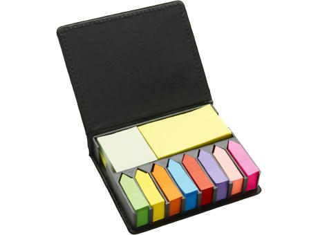 Haftnotizenin PU Etui Pierce Werbeartikel