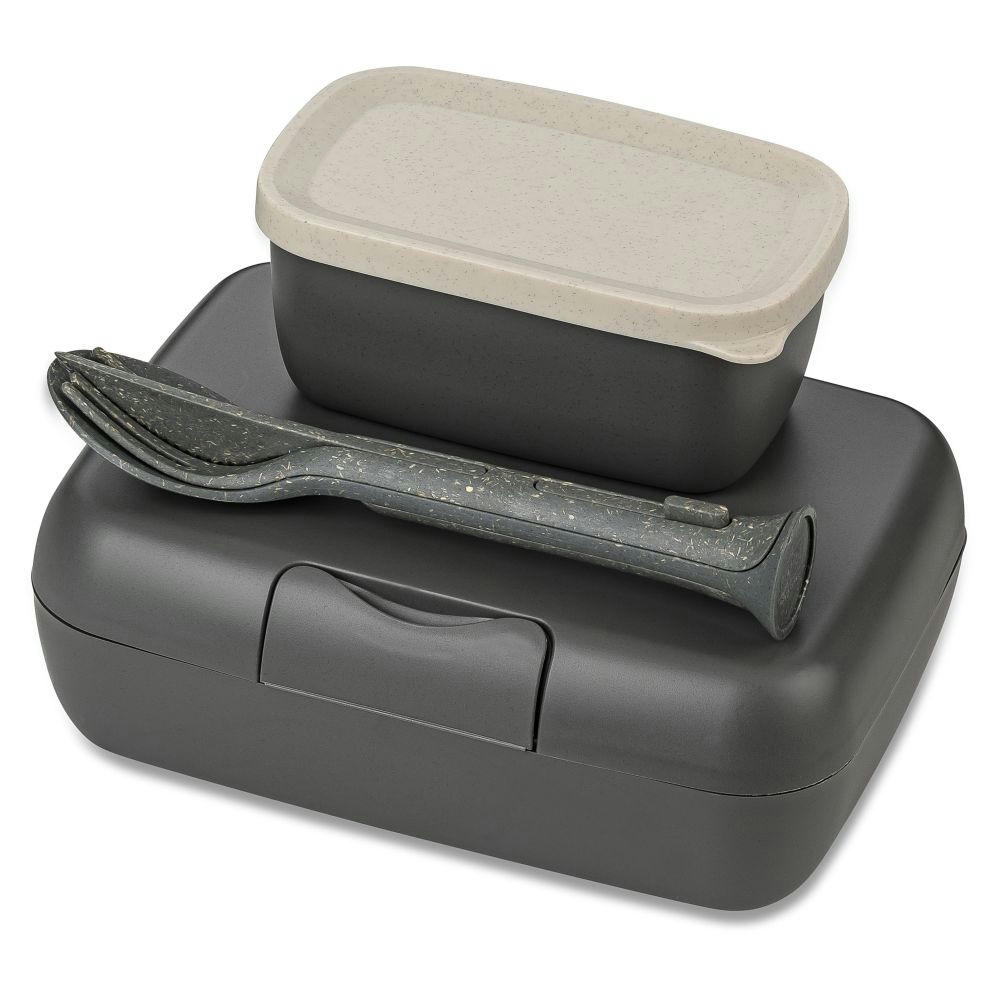 Product image Koziol CANDY READY Lunchbox-Set + Besteck-Set Werbeartikel