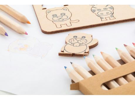 Mal- und Formspiel Matchmor Werbeartikel