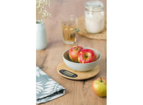 Küchenwaage aus Bambus Reanne Werbeartikel