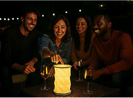 Faltbare Laterne 'Mira' Werbeartikel