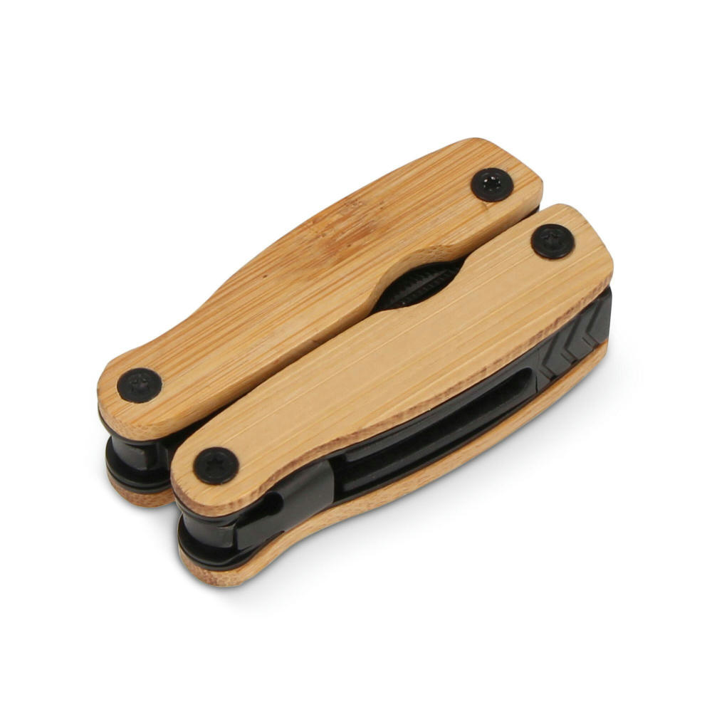 Multi-Tool Bamboo 12 Funktionen Werbeartikel
