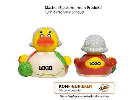Quietsche-Ente Oma Werbeartikel