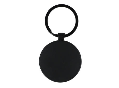 Schlüsselaqnhänger aus Bambus und Metall rund bedrucken