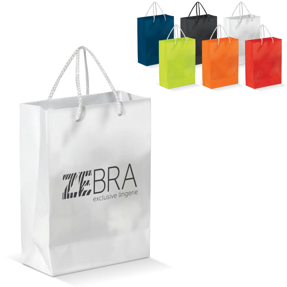 Product image Laminierte Papiertasche, klein Werbeartikel