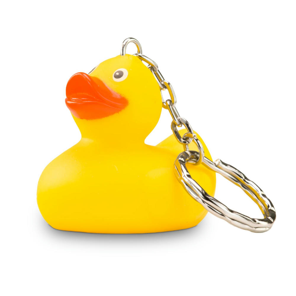 Product image Werbeente Emma XS mit Schlüsselanhänger, ca. 5 cm Werbeartikel