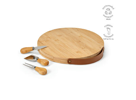 Duchamp Brett Bambus 4-teilig Werbeartikel