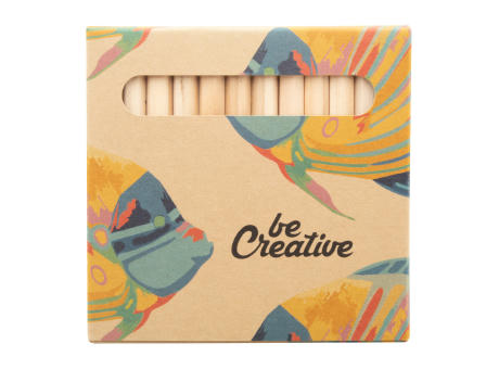 Product image Individuelles Buntstifte-Set (12 Stk.) Penxil 12 Eco Werbeartikel