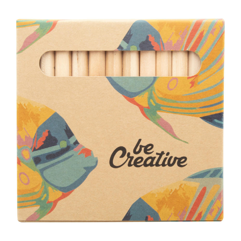 Product image Individuelles Buntstifte-Set (12 Stk.) Penxil 12 Eco Werbeartikel