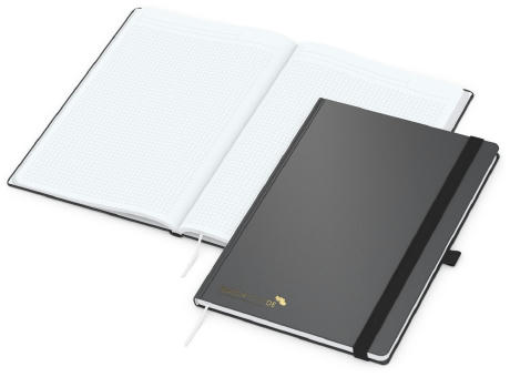 Product image Notizbuch Vision-Book White Bestseller inkl. Prägung Werbeartikel