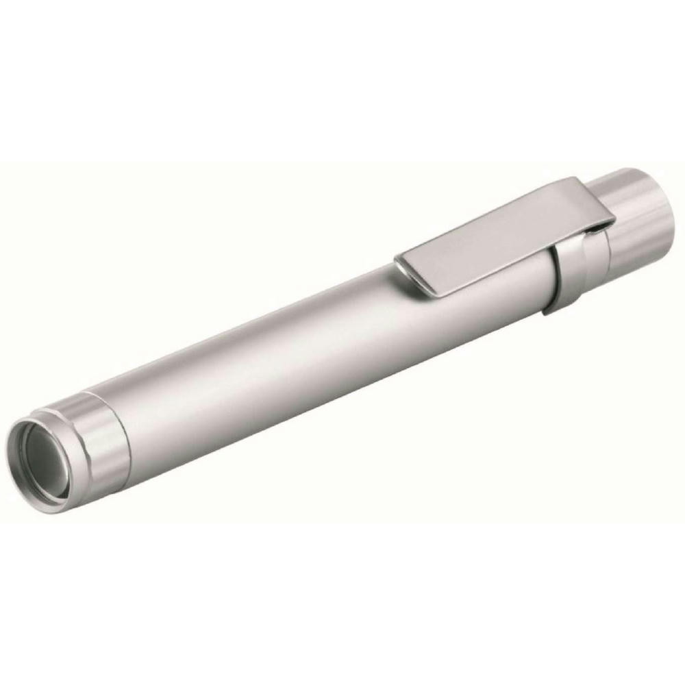 Product image Metmaxx® LED Megabeam Lampe "TechPen" silber (Warm White Light) Werbeartikel