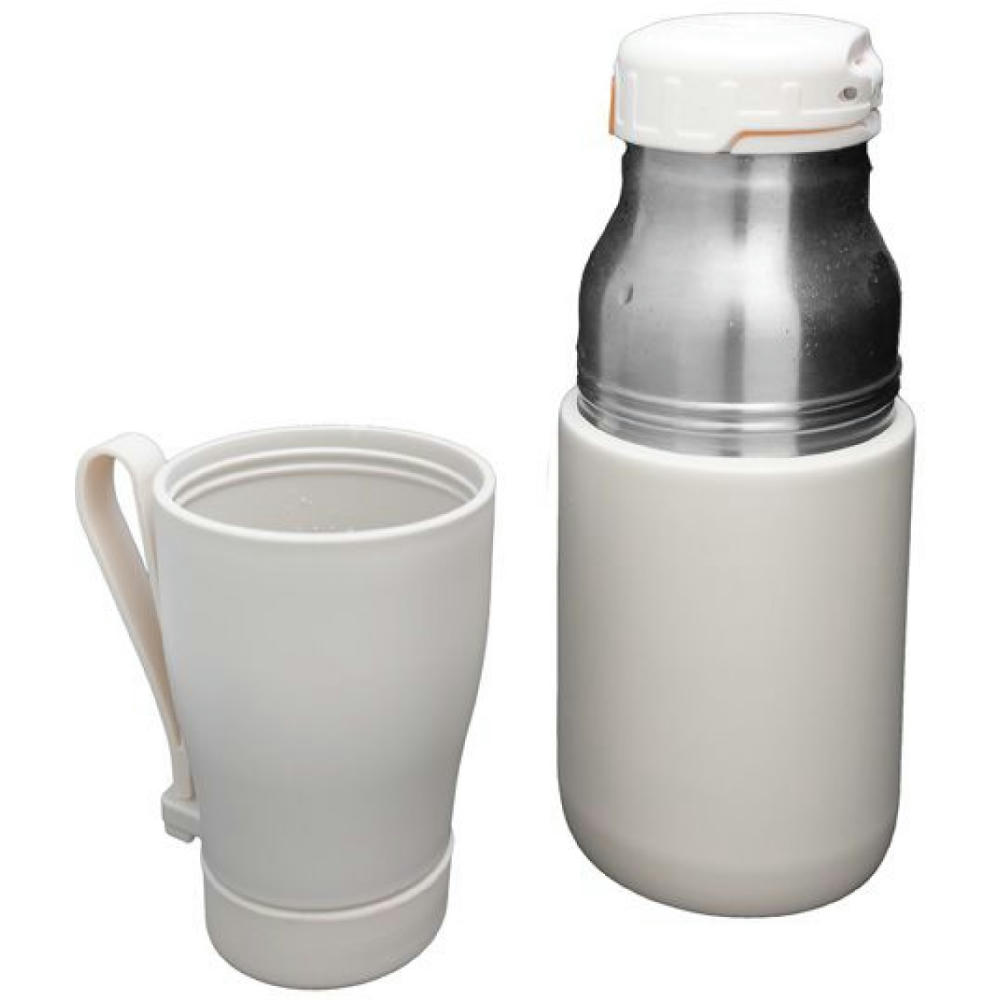 Isolierflasche 'Zeibu', beige, 400 ml Werbeartikel