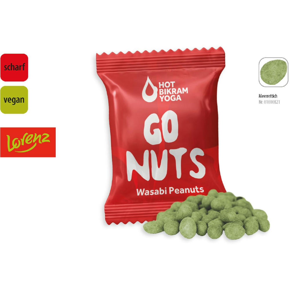 Product image Wasabi Crispers Werbetüte, 15 g, Inhalt: Wasabi Crispers Werbeartikel
