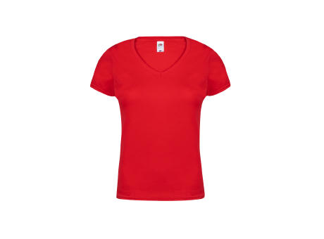 Frauen Farbe T-Shirt Iconic V-Neck bedrucken