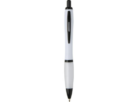 Product image Nash Kugelschreiber aus recyceltem Kunststoff mit schwarzen Zierelementen (schwarze Mine) Werbeartikel