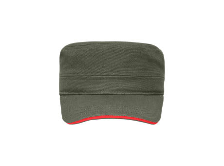 braun/rot/grün/oliv (olive/red)