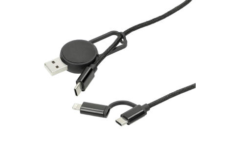 Schnell-Ladekabel "Flexi", 5 in 1 Werbeartikel
