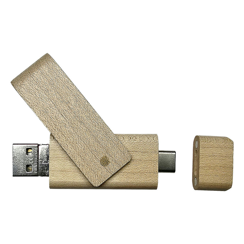 Product image USB-Stick OTG H24 Typ C USB 3.0 Flash Disk 16 GB Ahorn Werbeartikel