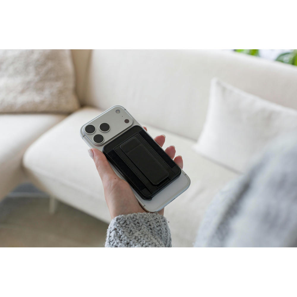 BrandCharger Kartenhülle Wally Stand Pro | Recycelt Werbeartikel