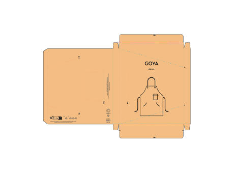 Goya Schürze recy. Baumwolle 300 gsm Werbeartikel