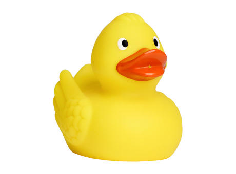 Renn-Ente, mit Metallplatte Werbeartikel