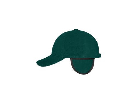 6 Panel Fleece Cap with Earflaps - Wärmendes Fleece-Cap mit ausklappbarem Ohrenschutz Werbeartikel