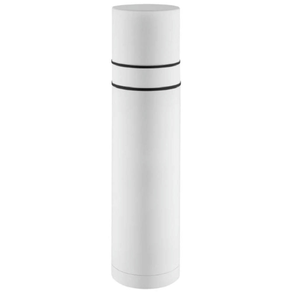 Product image Metmaxx® Thermoskanne "DoubleCupDesign" weiß Werbeartikel