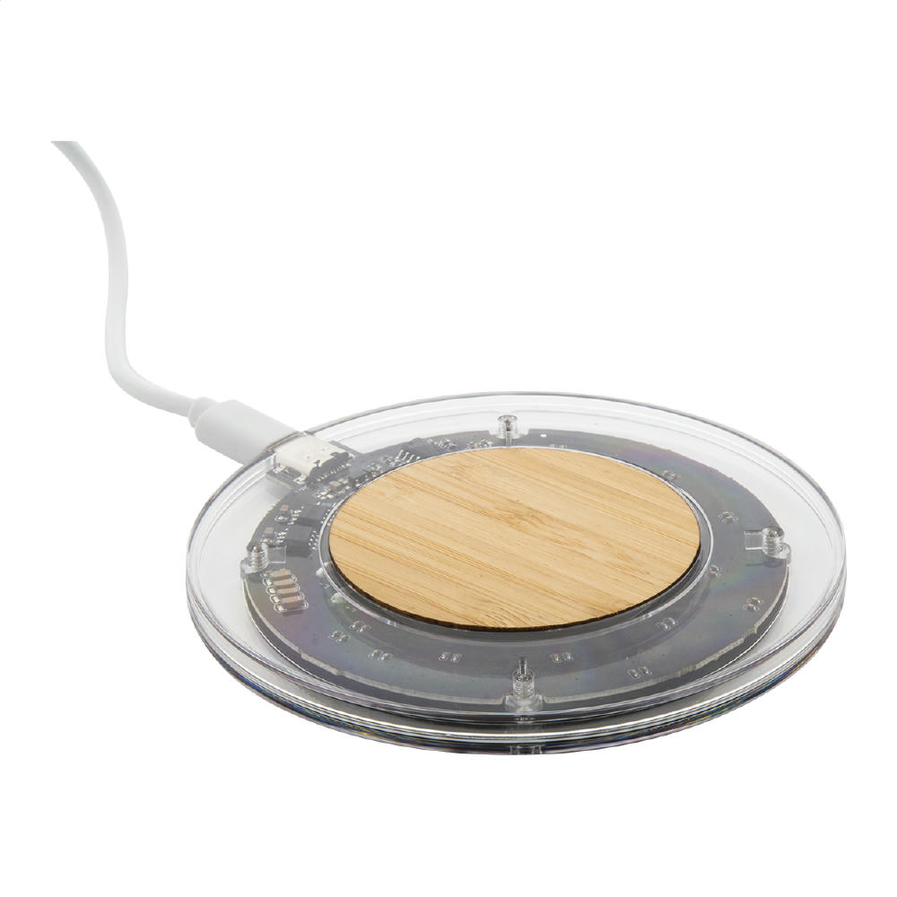 Product image transparenter Wireless-Charger SeeCharge Werbeartikel