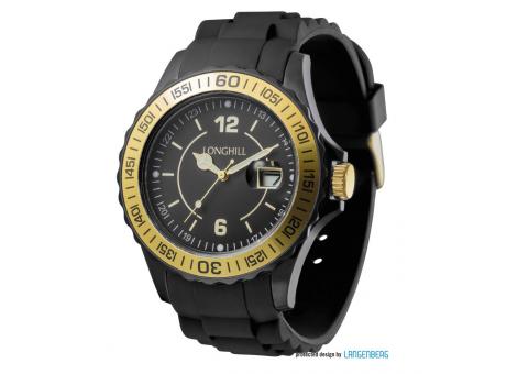 Product image Kunststoffuhr LOGI GOLD Werbeartikel