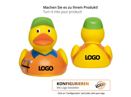 Quietsche-Ente Handwerker Werbeartikel