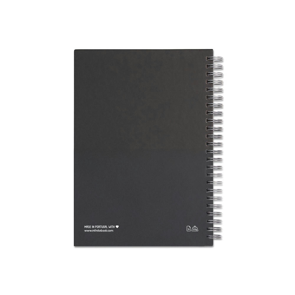 STARTER KIT INFINITEBOOK. Set bestehend aus einem Infinitebook mit Hardcover, einem Reinigungsset, einem Marker und einem Kugelschreiberhalter Werbeartikel