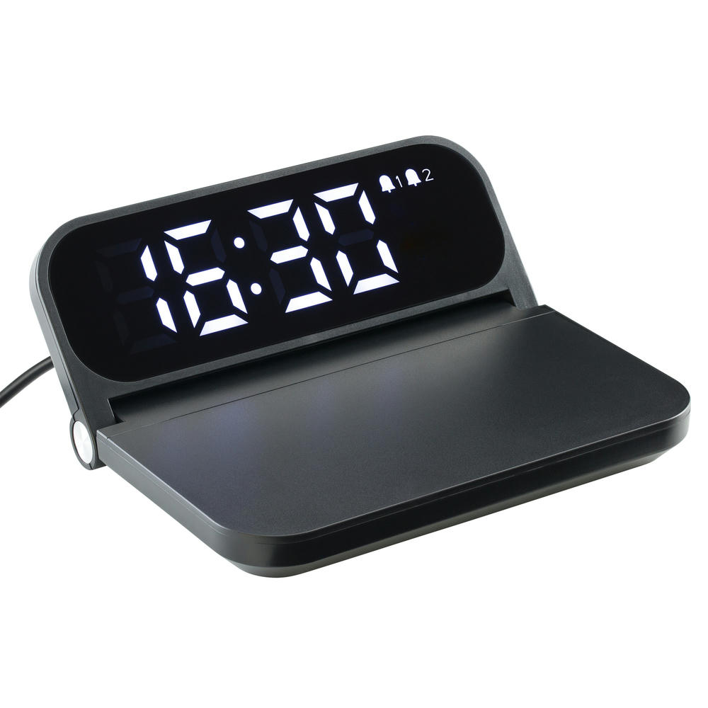 Product image Fast Wireless Charger mit Wecker REEVES-BOXBURN Werbeartikel