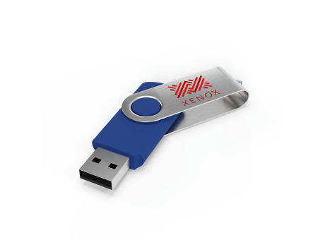 USB Stick Twister Blue, 4 GB  Werbeartikel