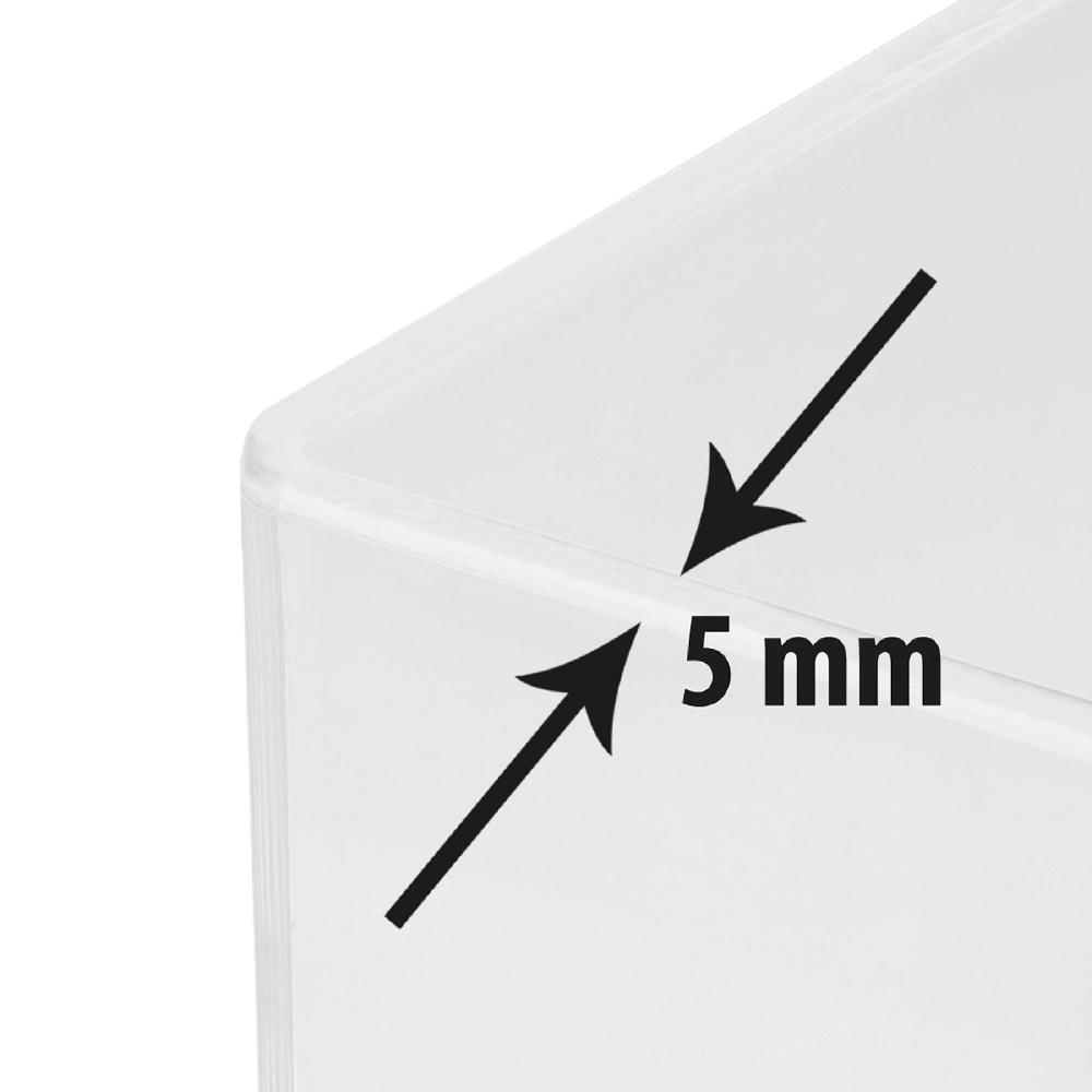 Zettelbox, dickwandig "Omikron" Werbeartikel