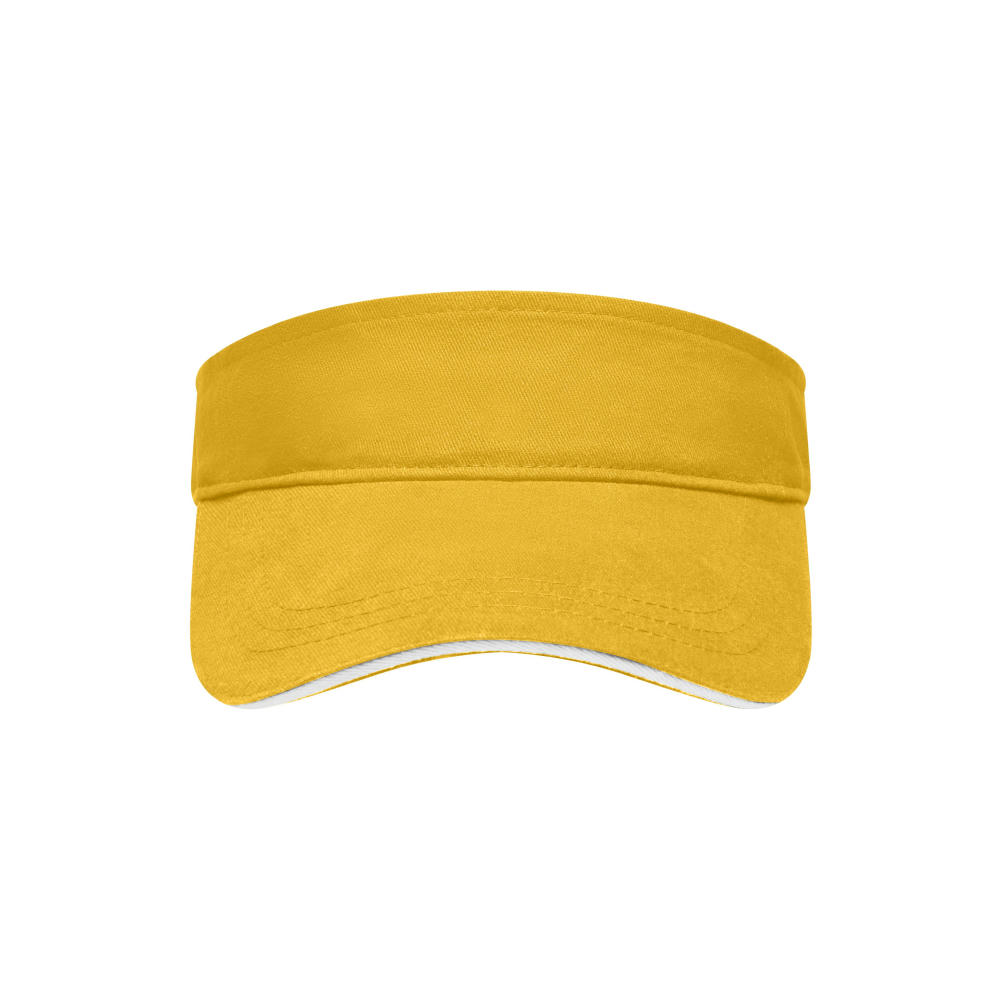 Product image Sandwich Sunvisor - Trendiger Sunvisor mit kontrastfarbigem Sandwich Werbeartikel