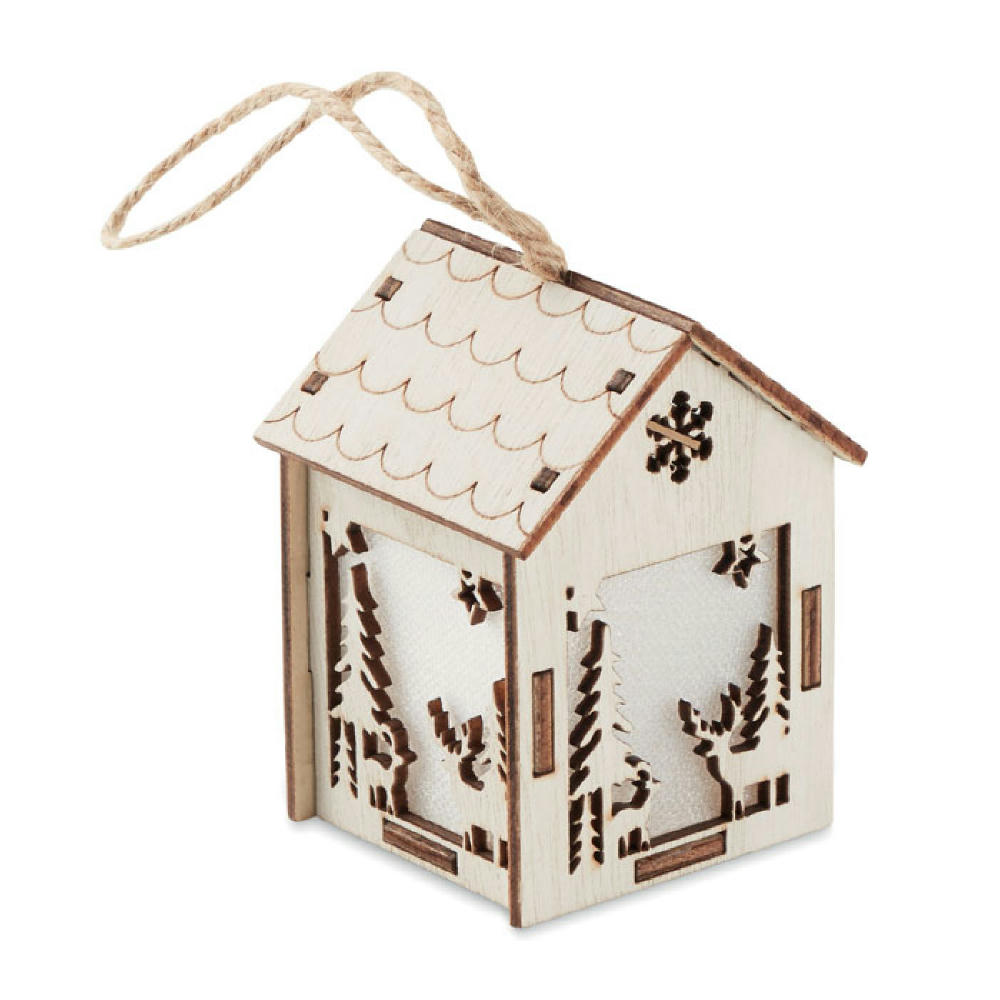 Product image Anhänger Haus mit Licht Werbeartikel