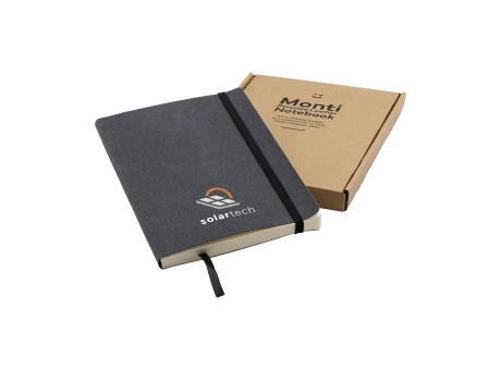 Monti Recycled Leather Notebook A5 Notizbuch Werbeartikel