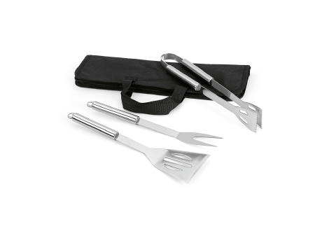 Product image SOARES. Grill - Set aus Edelstahl 3-teilig bestehend Werbeartikel