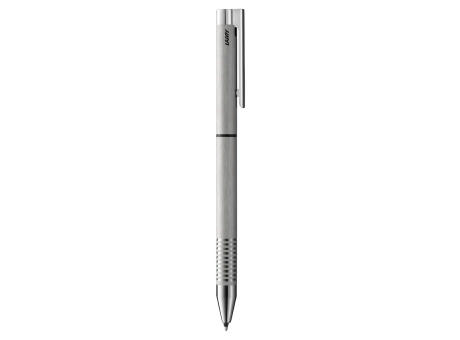 Mehrsystemschreiber LAMY logo twin pen brushed  bedrucken