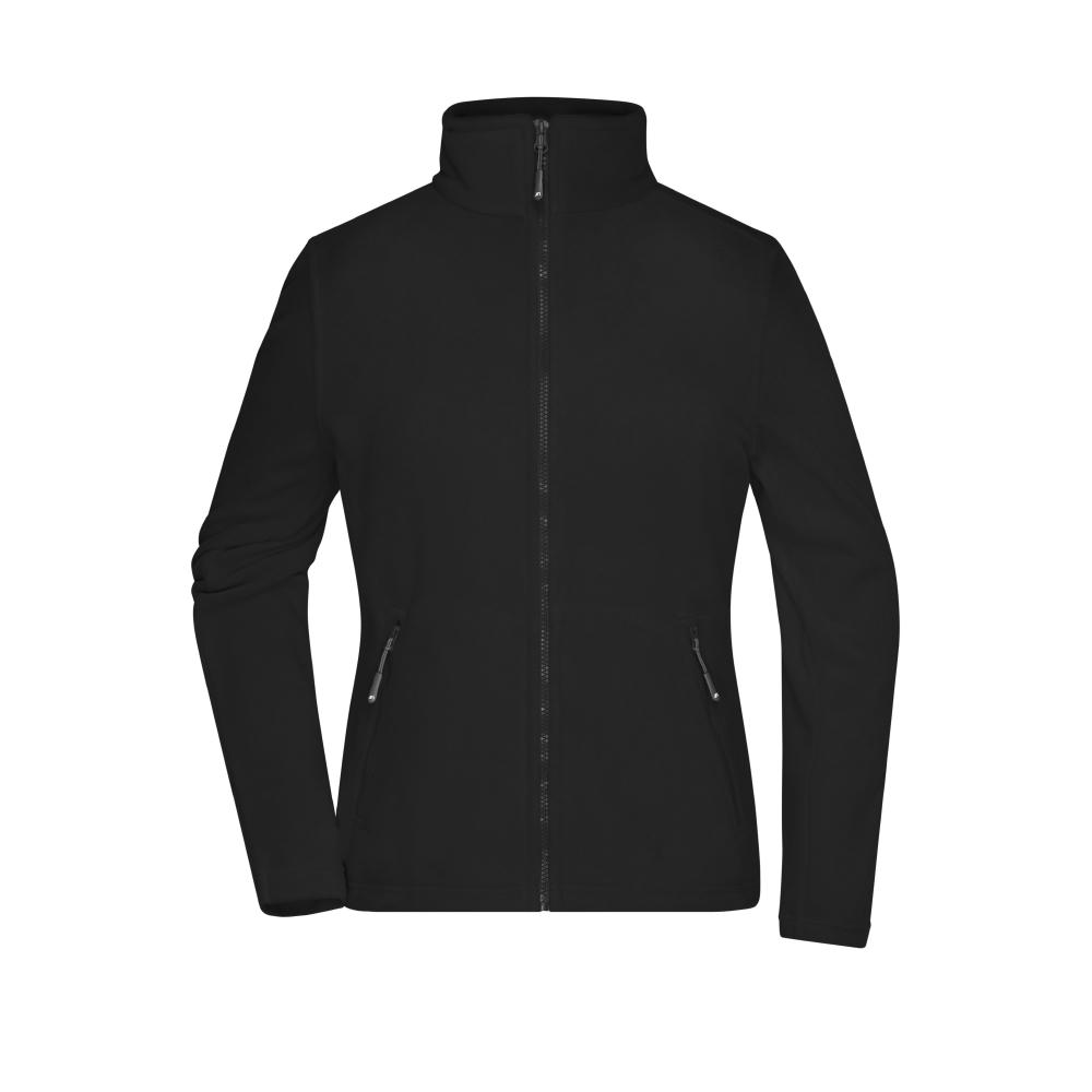 Ladies' Fleece Jacket - Fleecejacke mit Stehkragen im klassischen Design Werbeartikel