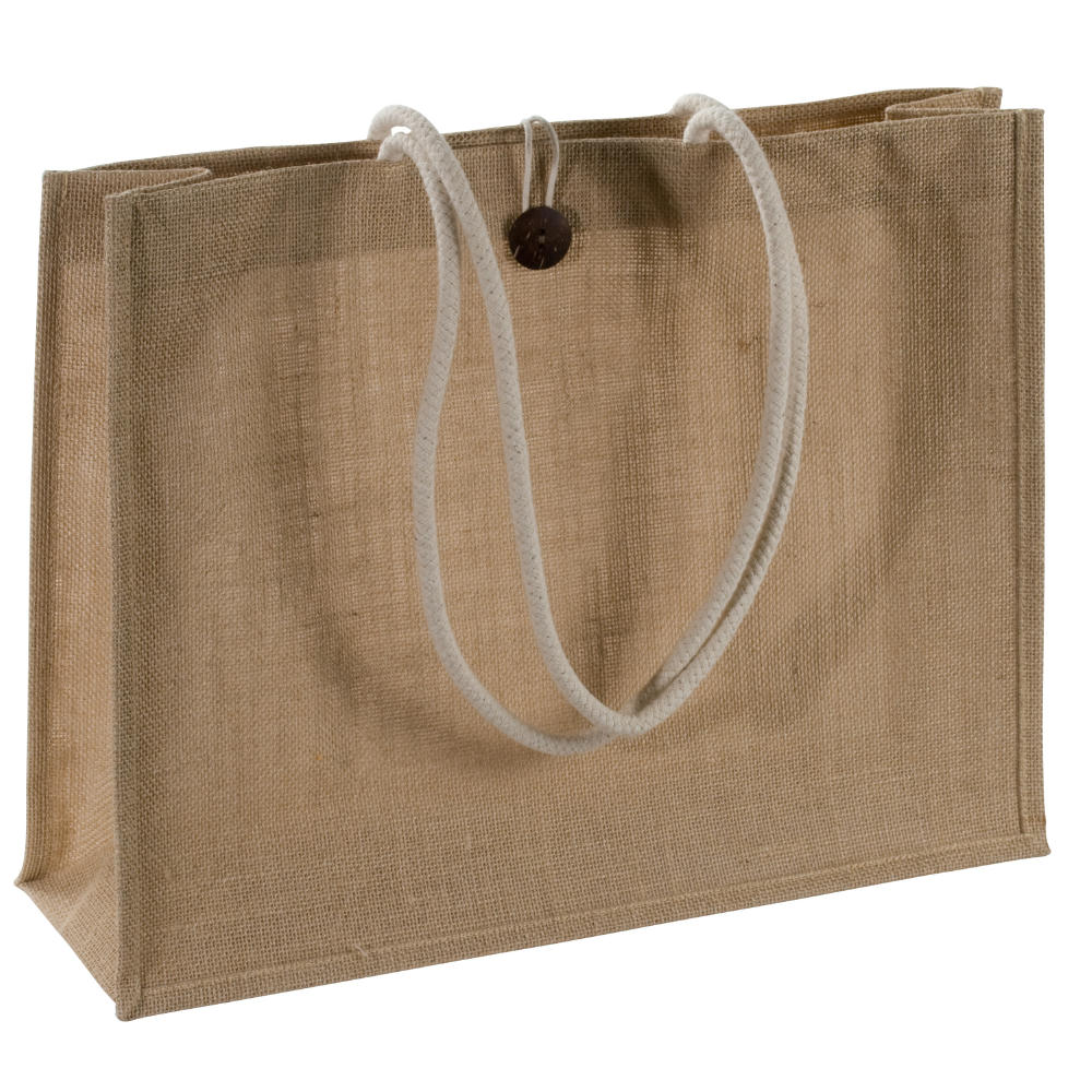 Product image Jutetasche mit robusten Kordelgriffen Werbeartikel