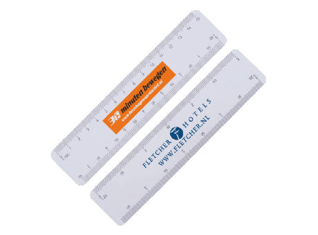 Mailinglineal 4 Skalen 150 mm Werbeartikel