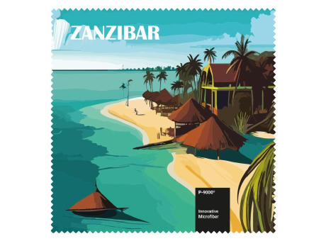 POLYCLEAN Brillenputztuch 18x18 cm im Etui, All-Inclusive-Paket bedrucken